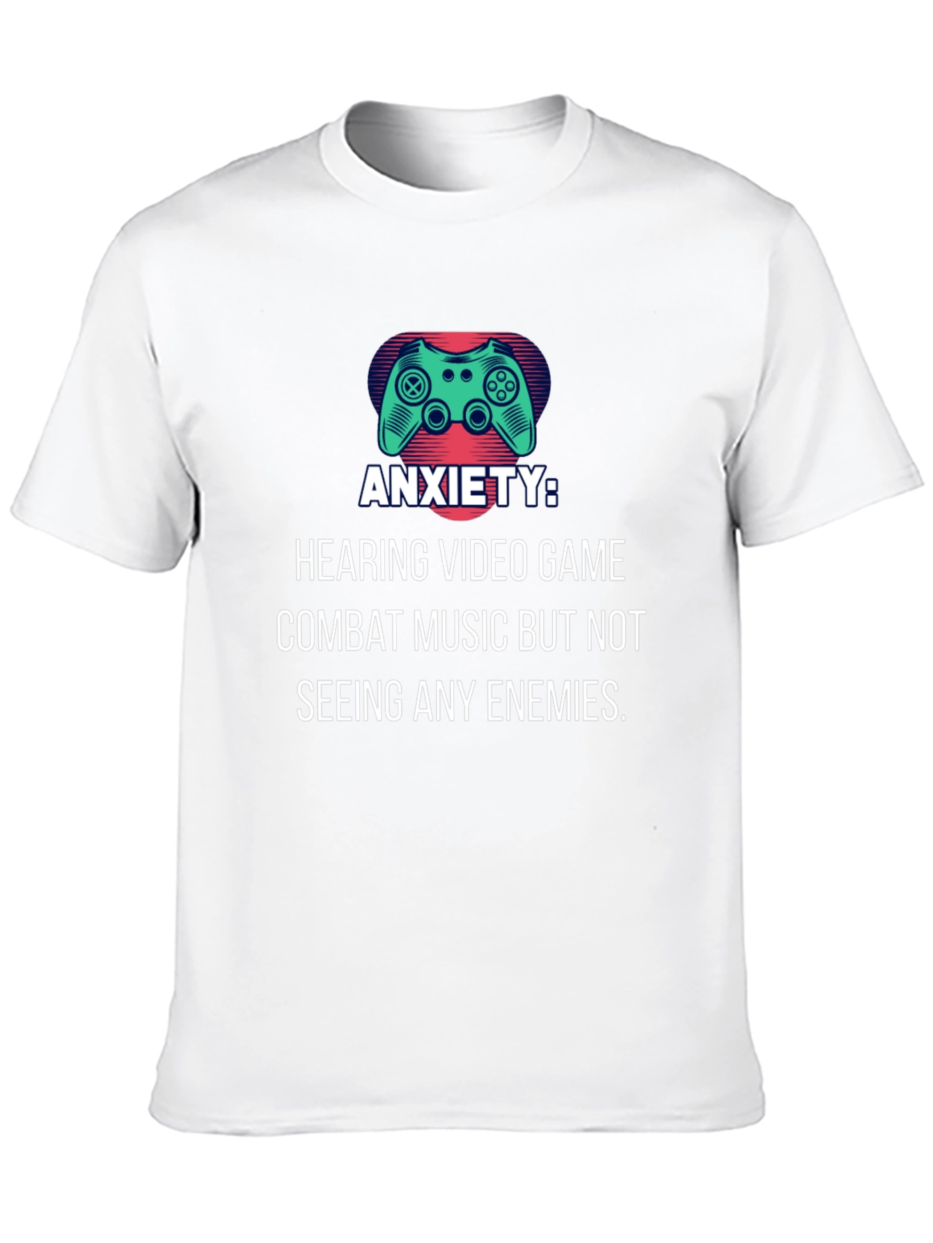 Anxiety Video Game Music T-Shirt