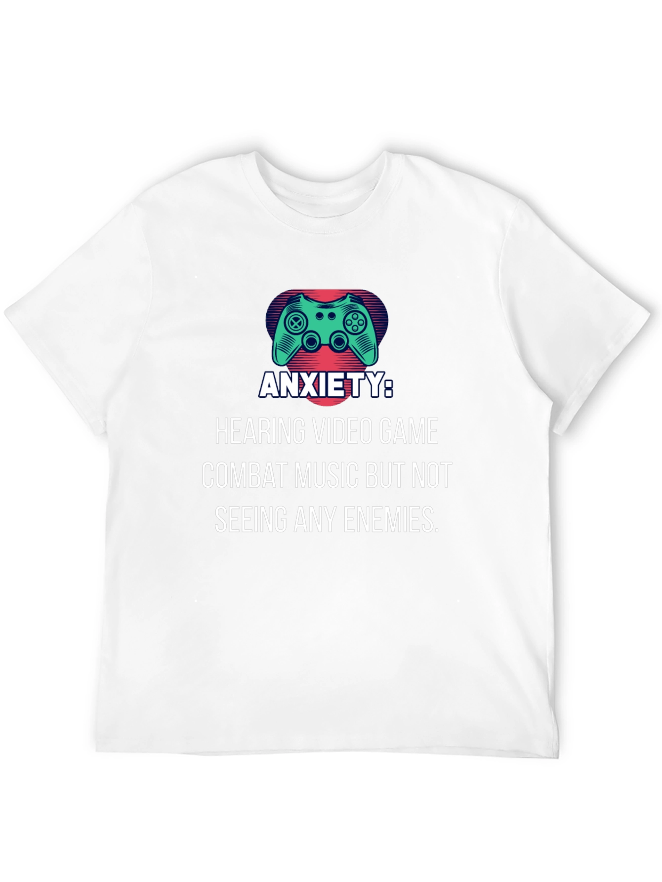 Anxiety Video Game Music T-Shirt