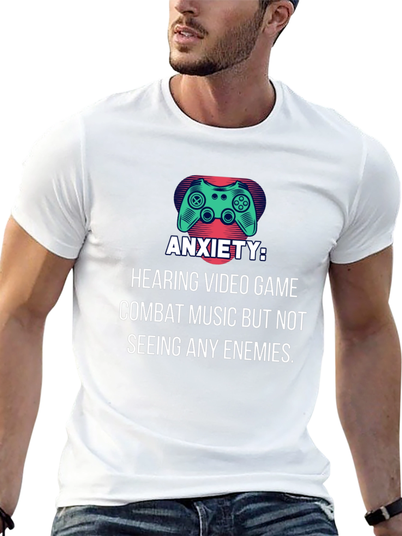 Anxiety Video Game Music T-Shirt
