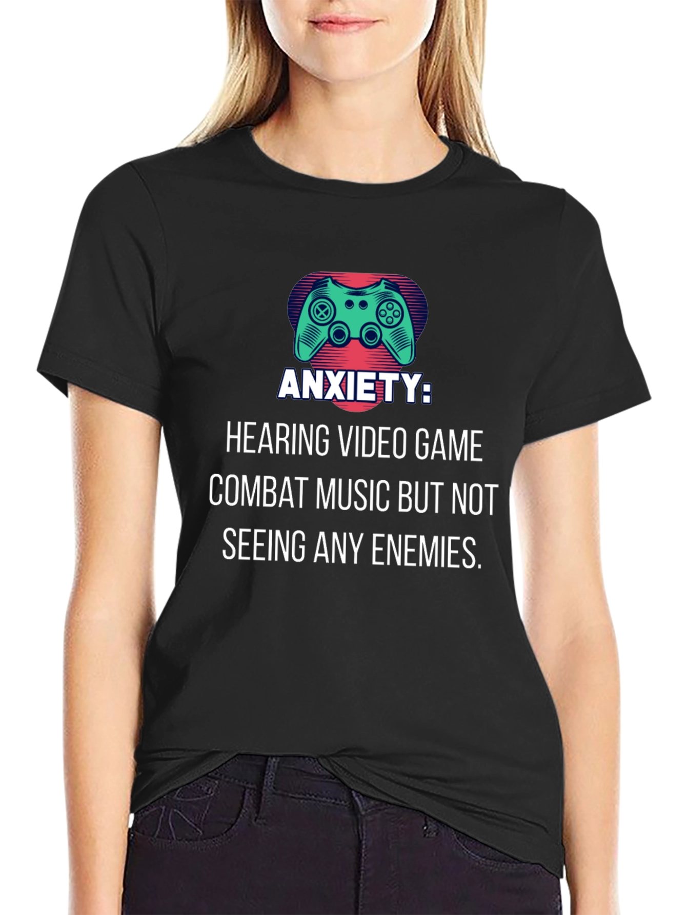 Anxiety Video Game Music T-Shirt