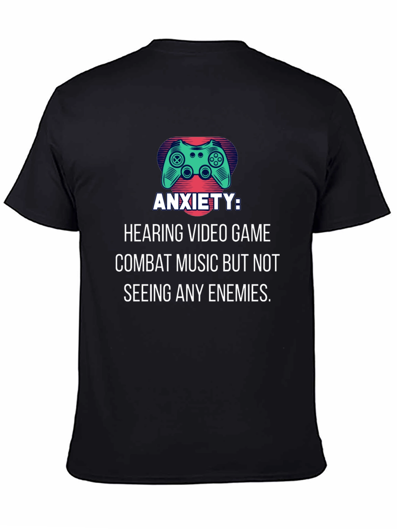 Anxiety Video Game Music T-Shirt