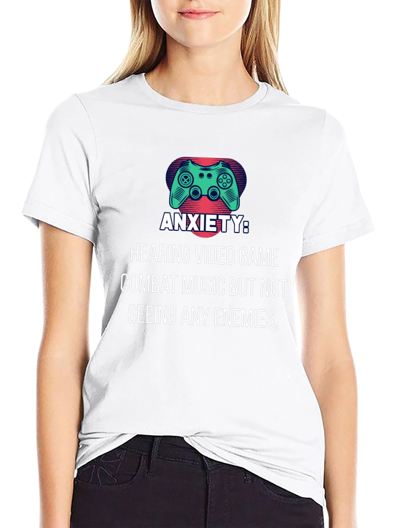 Anxiety Video Game Music T-Shirt