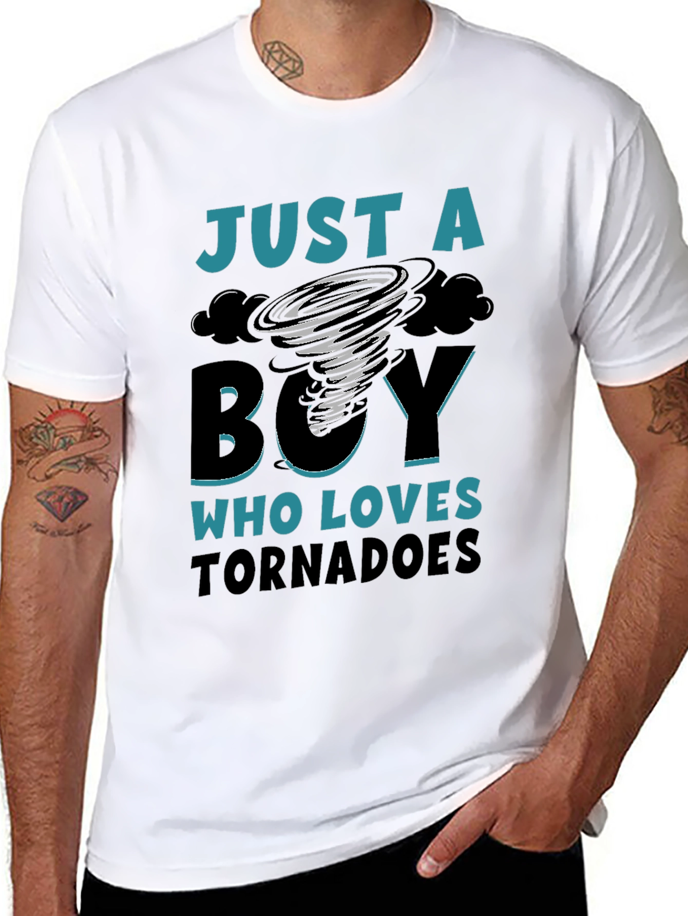 Just a Boy Who Loves Tornadoes T-Shirt