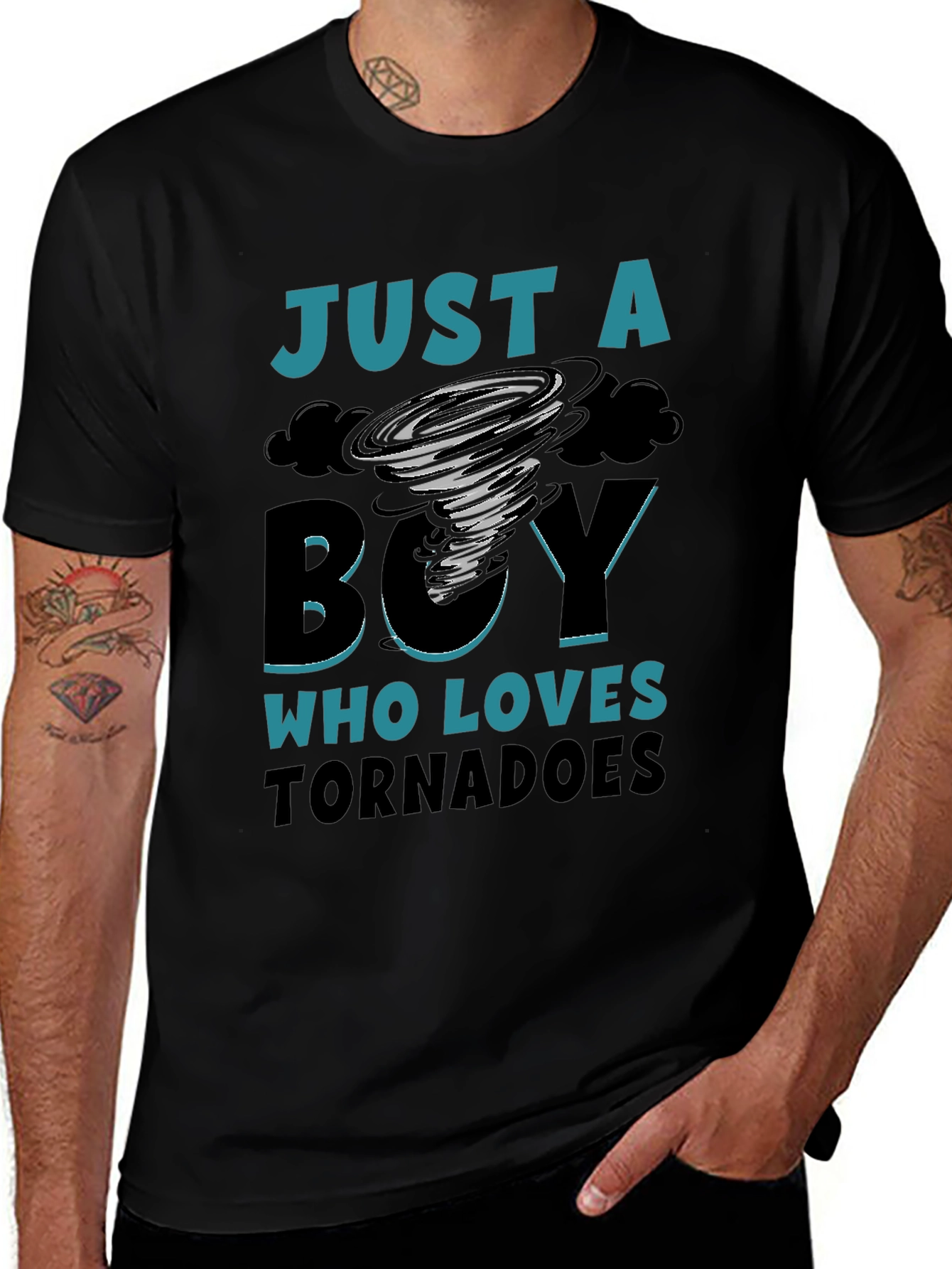 Just a Boy Who Loves Tornadoes T-Shirt