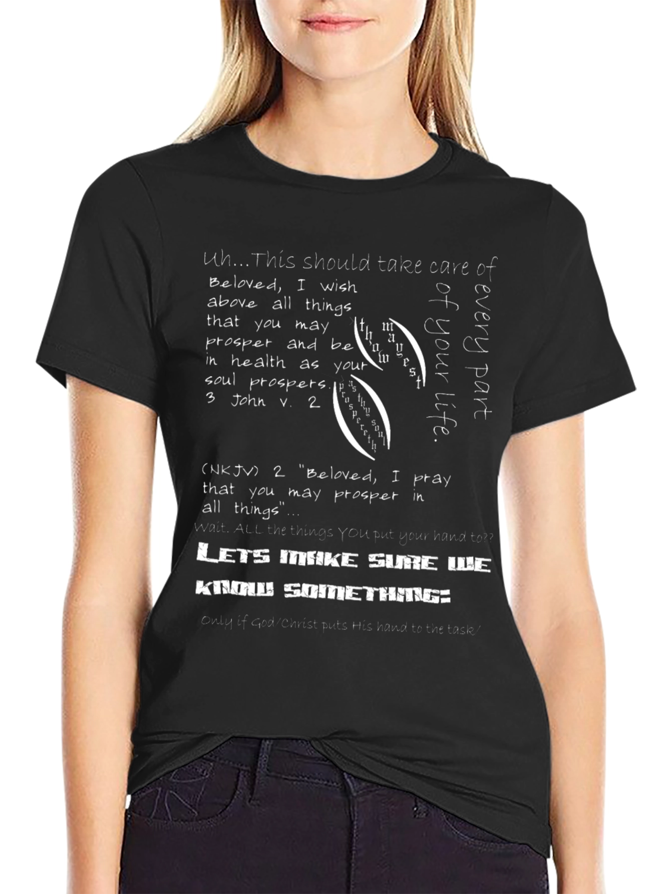 Inspirational Christian T-Shirt - Prosper in All Things