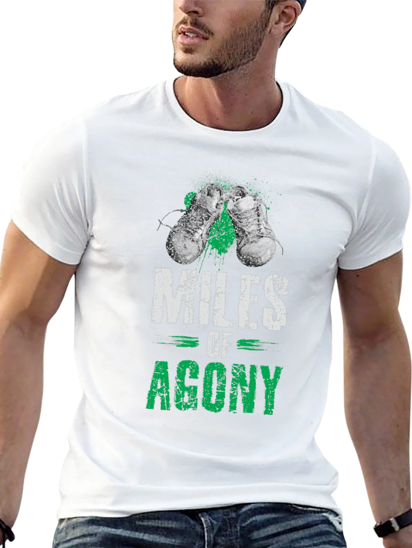 Miles of Agony Graphic T-Shirt