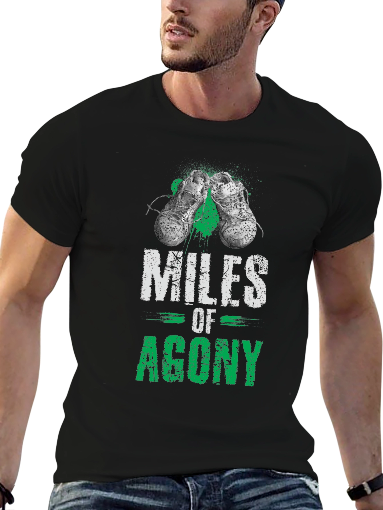 Miles of Agony Graphic T-Shirt