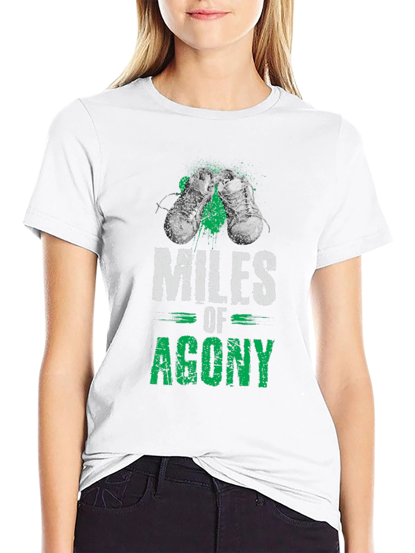 Miles of Agony Graphic T-Shirt
