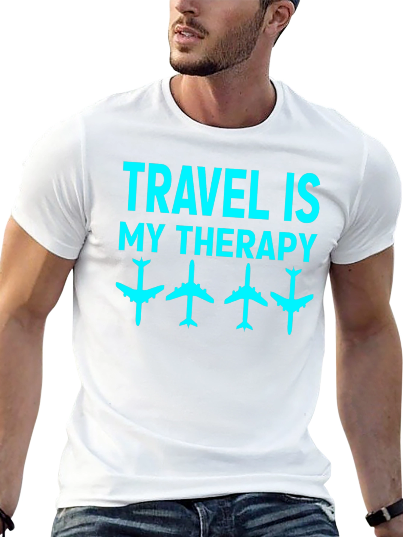 Travel Is My Therapy Tee