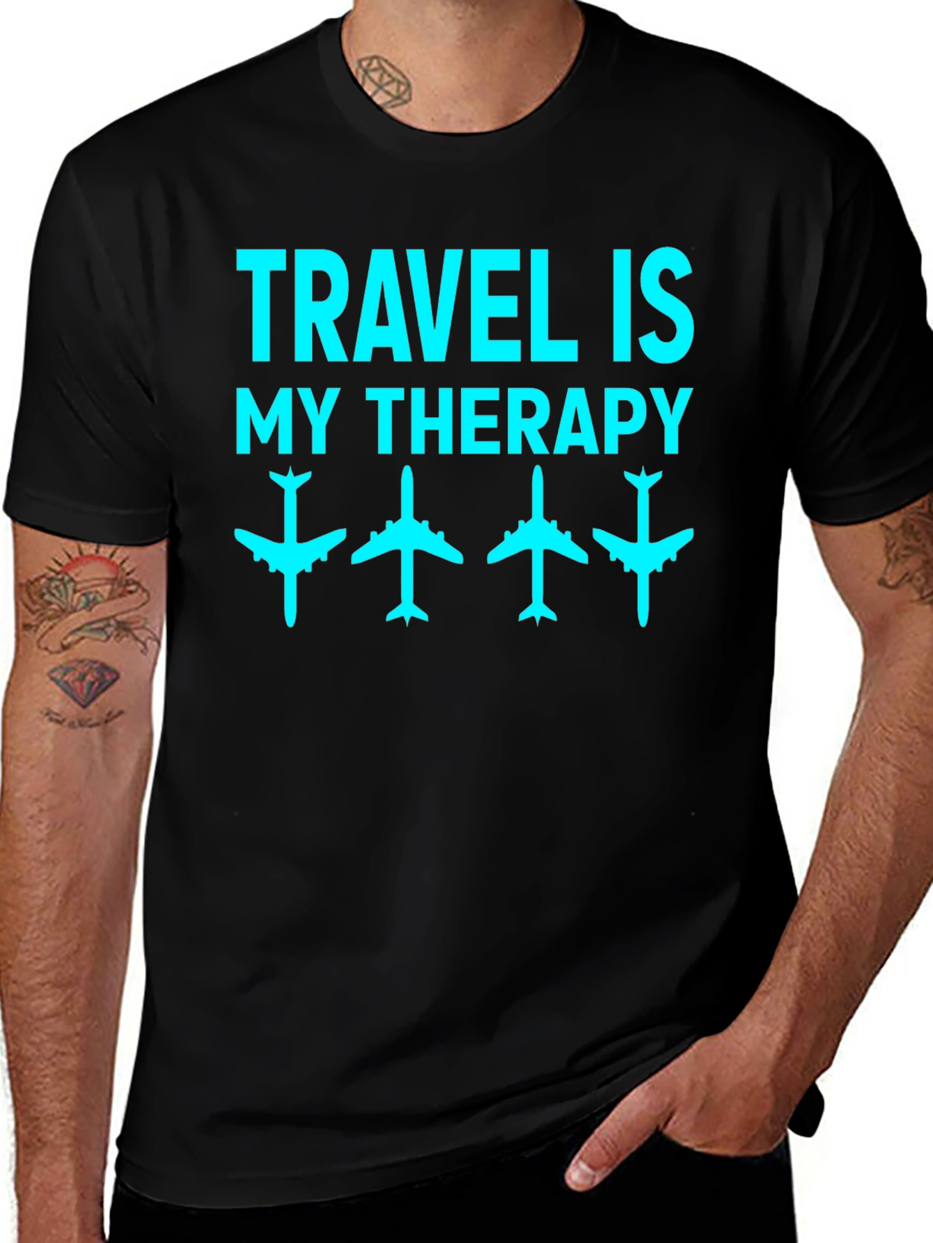 Travel Is My Therapy Tee