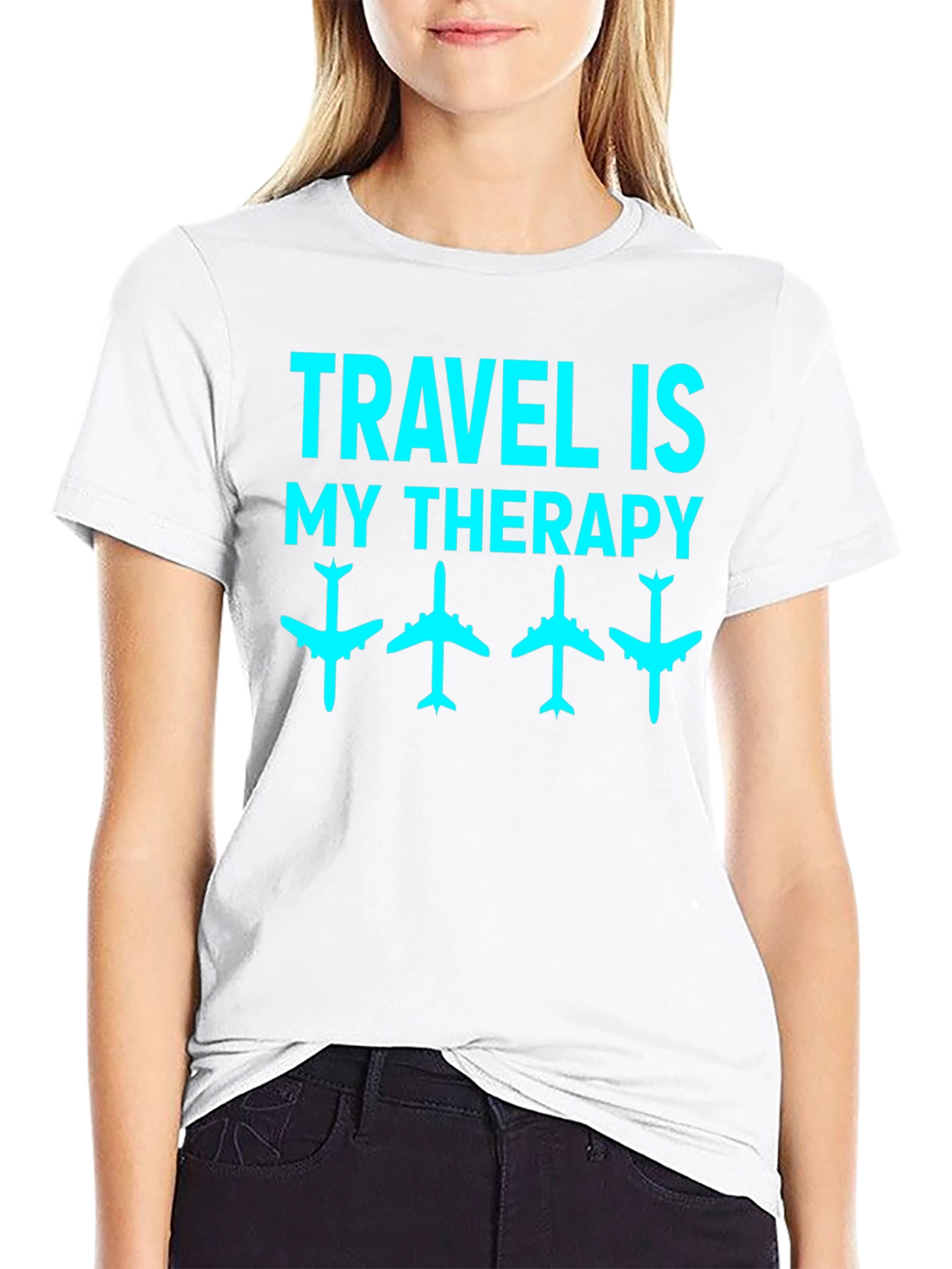 Travel Is My Therapy Tee
