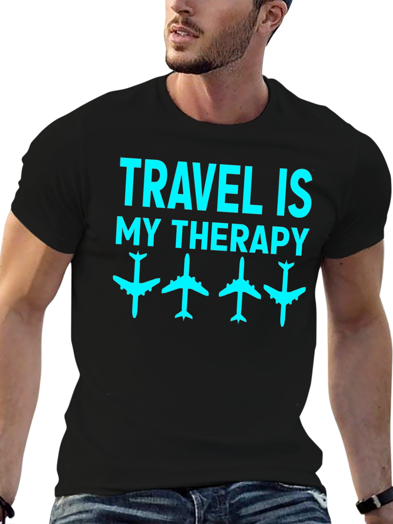 Travel Is My Therapy Tee