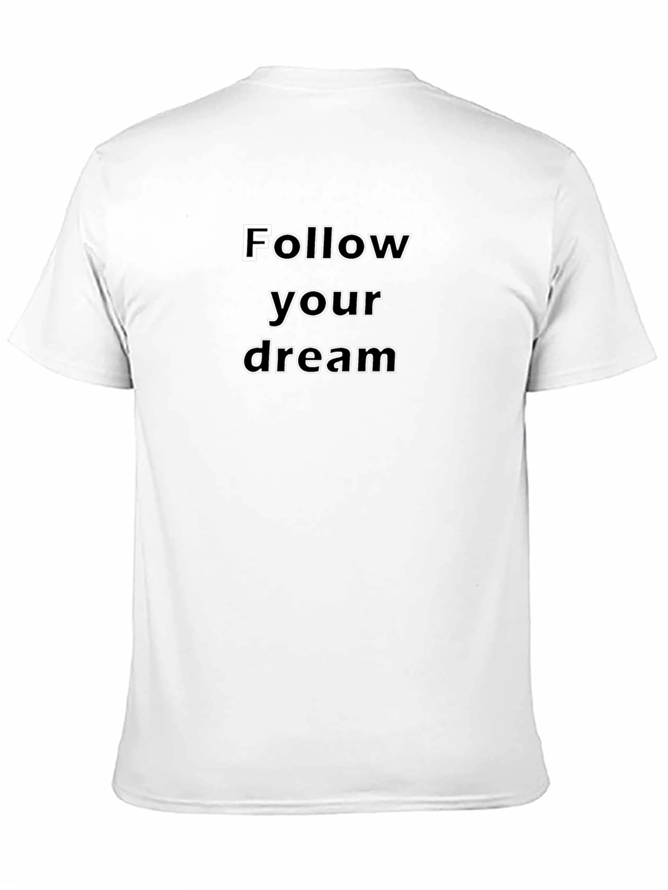 Follow Your Dream Black Graphic Tee