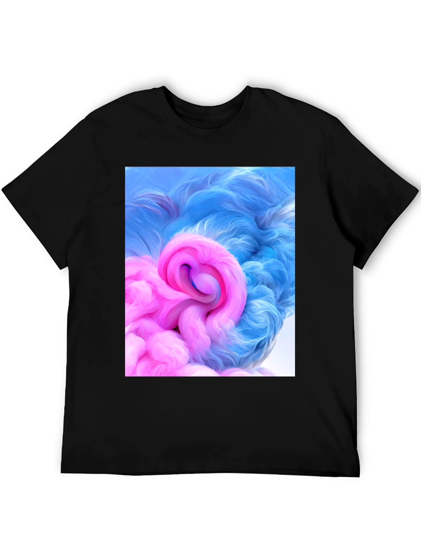 Abstract Swirl Graphic Tee - Modern Art T-Shirt