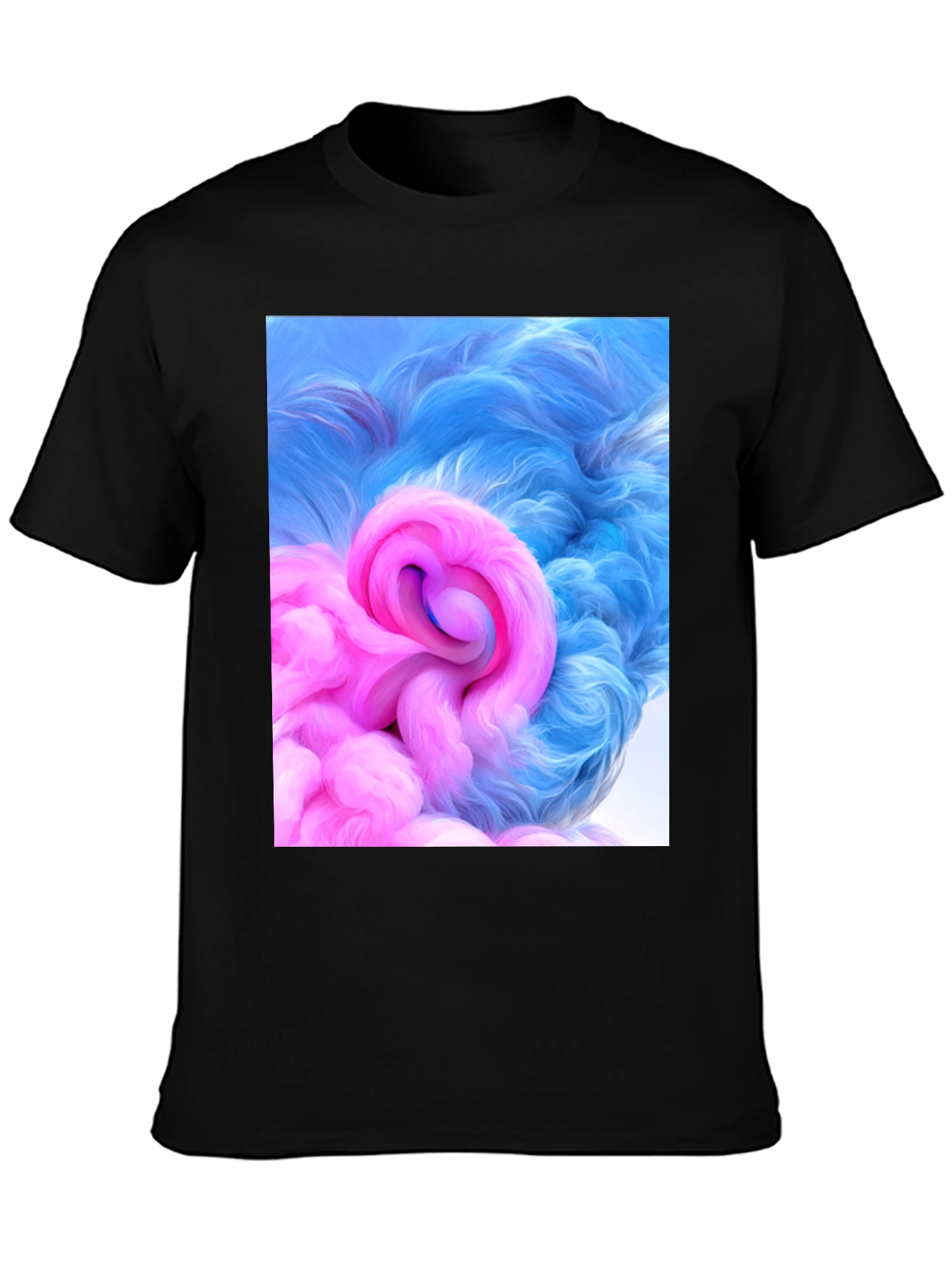 Abstract Swirl Graphic Tee - Modern Art T-Shirt