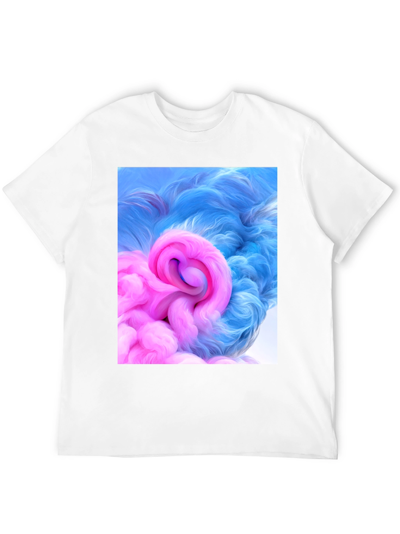 Abstract Swirl Graphic Tee - Modern Art T-Shirt
