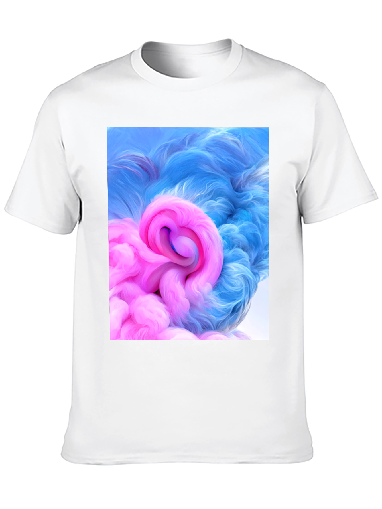 Abstract Swirl Graphic Tee - Modern Art T-Shirt