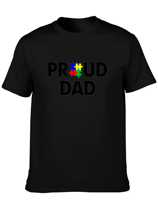 Proud Dad Autism Awareness T-Shirt