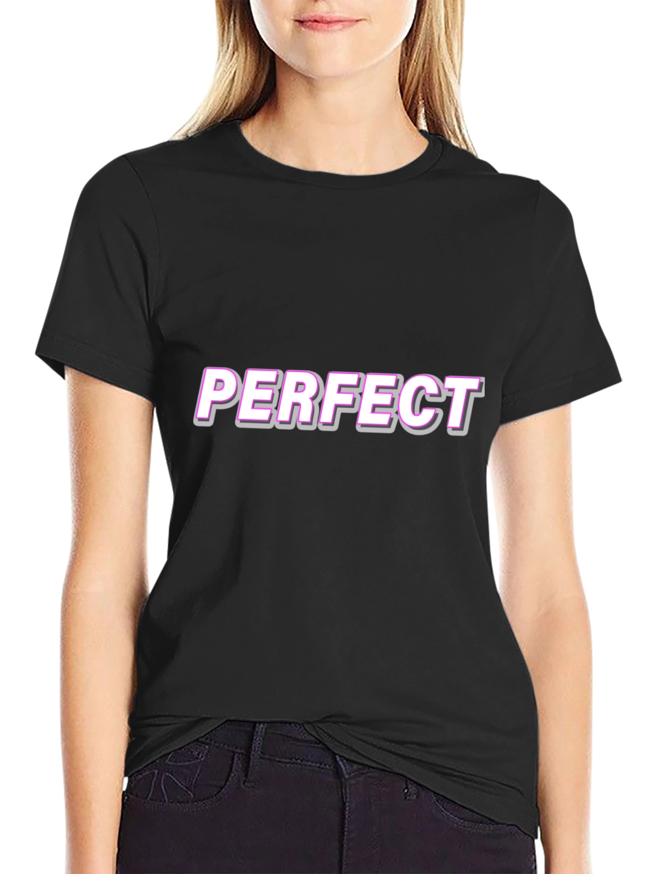 Perfect Graphic T-Shirt - Black