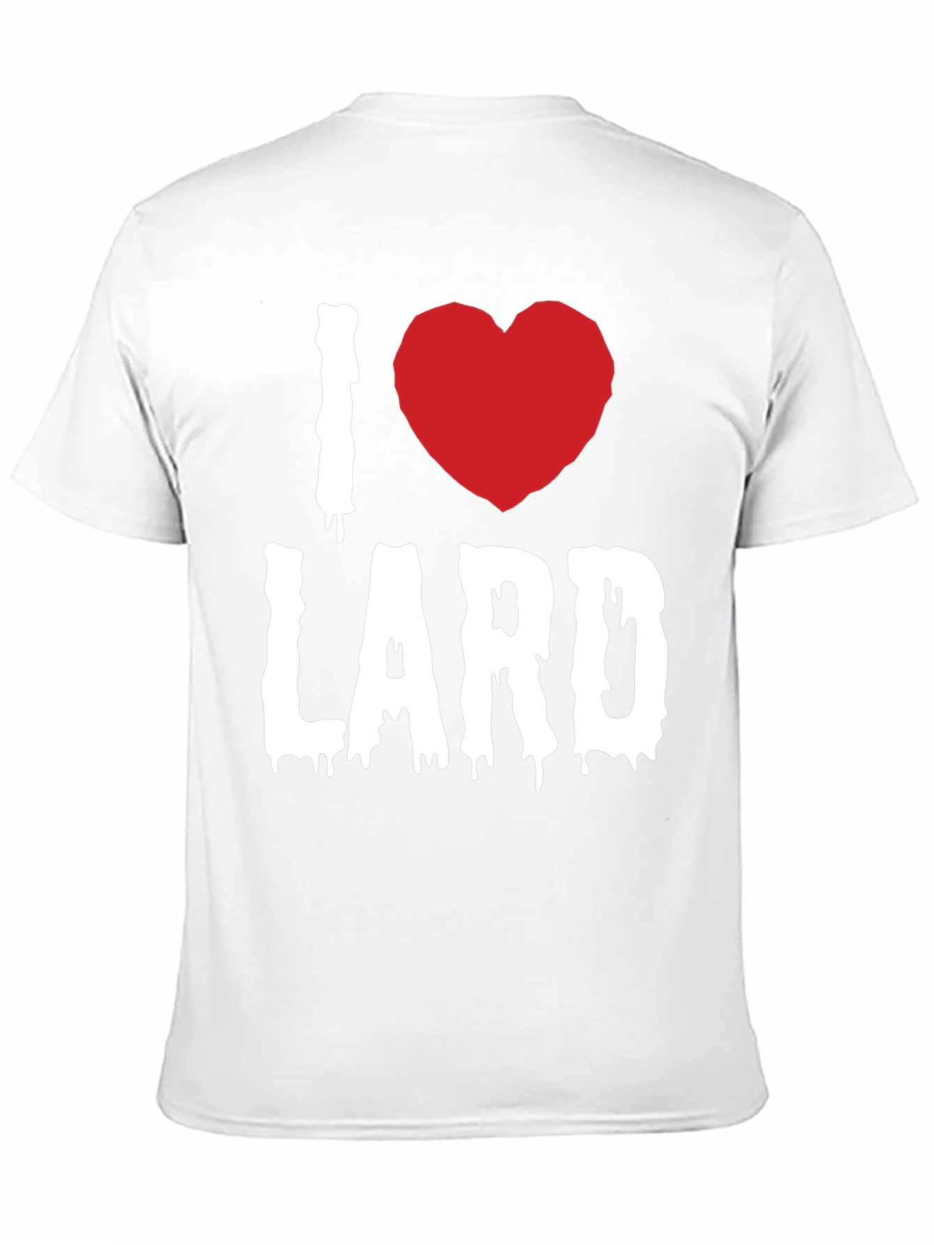 I Love Lard Graphic Tee - Black