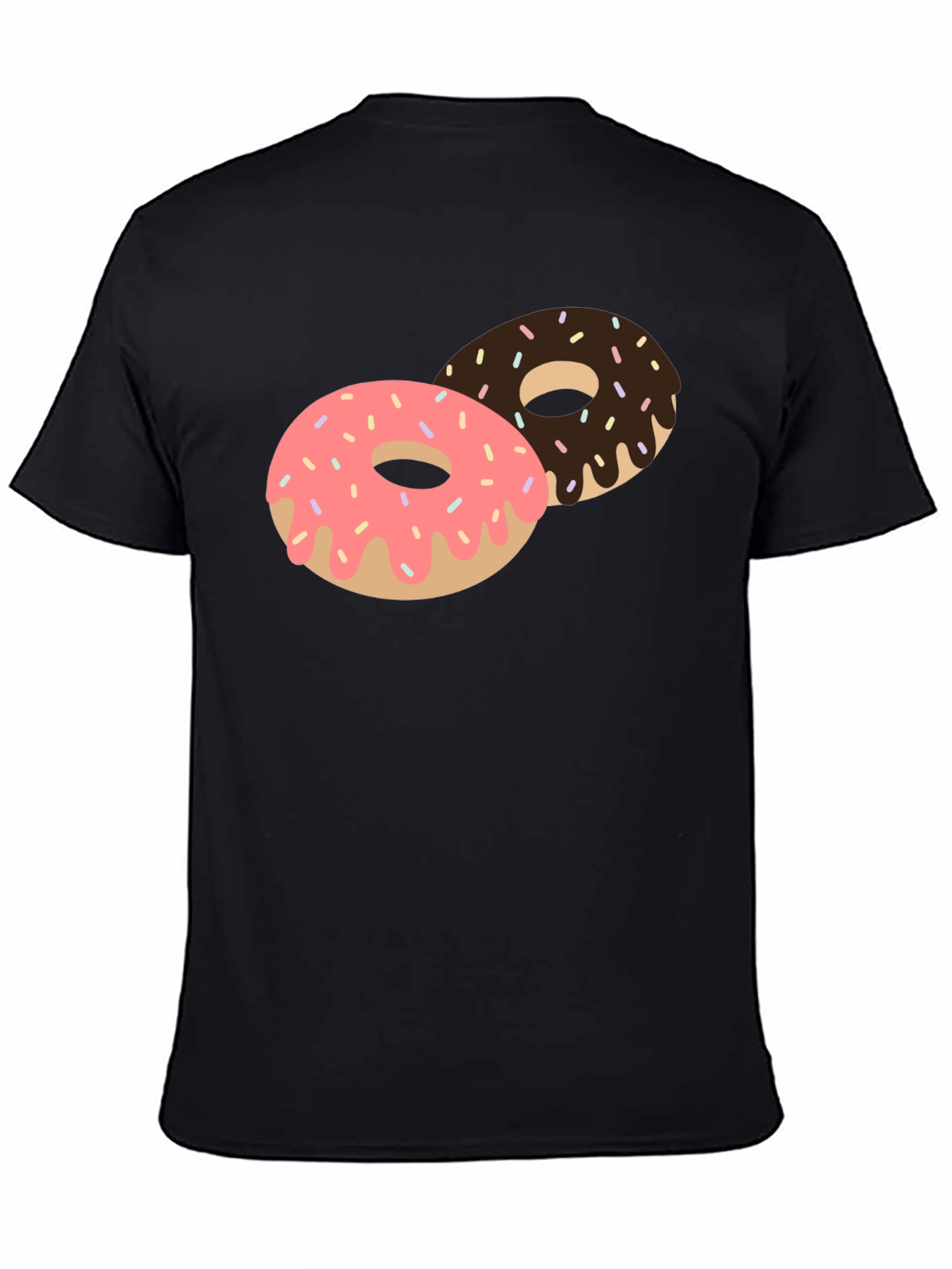 Donut Graphic Black Tee