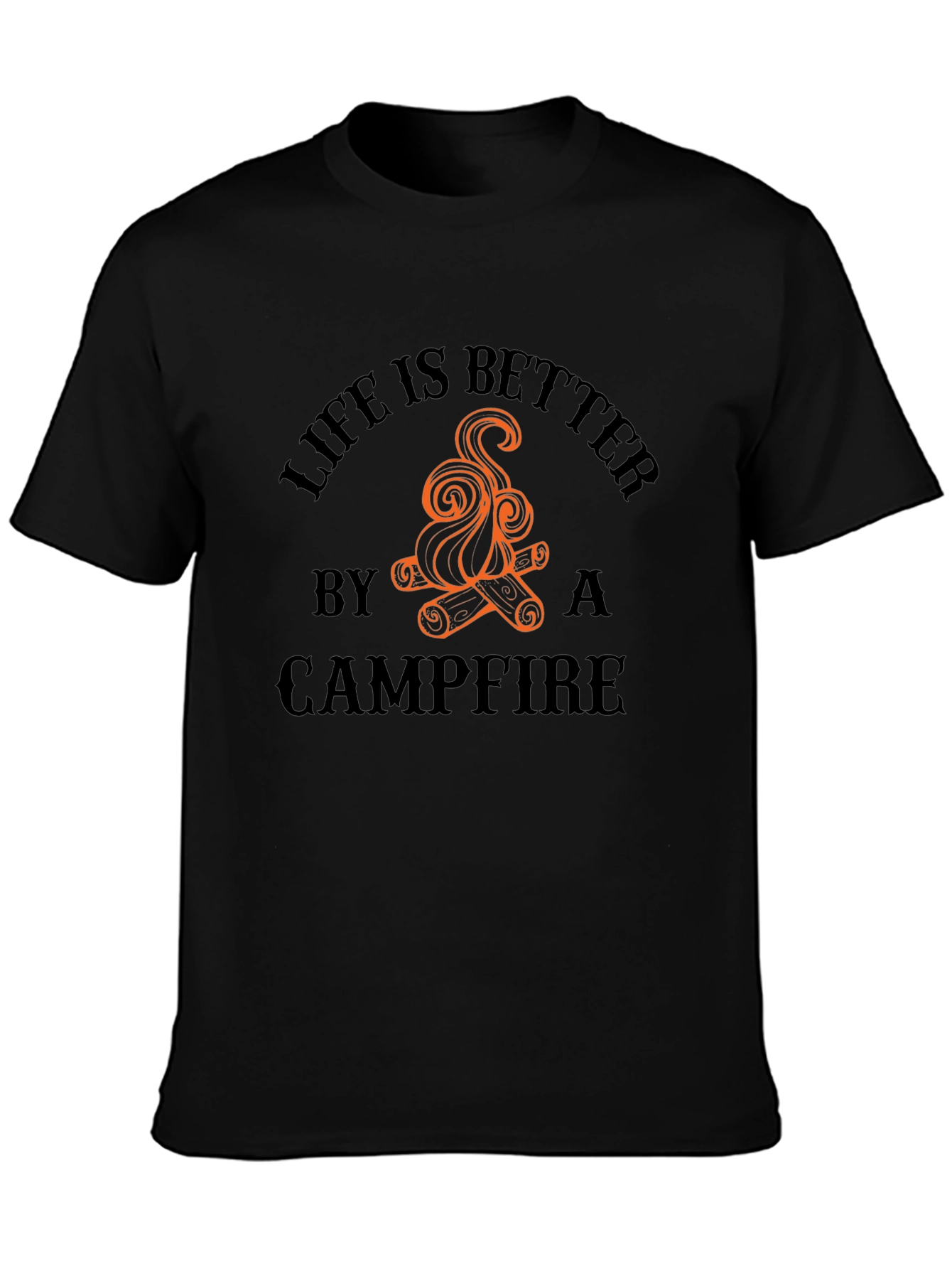 Campfire Graphic Tee - Life is Better Outdoors