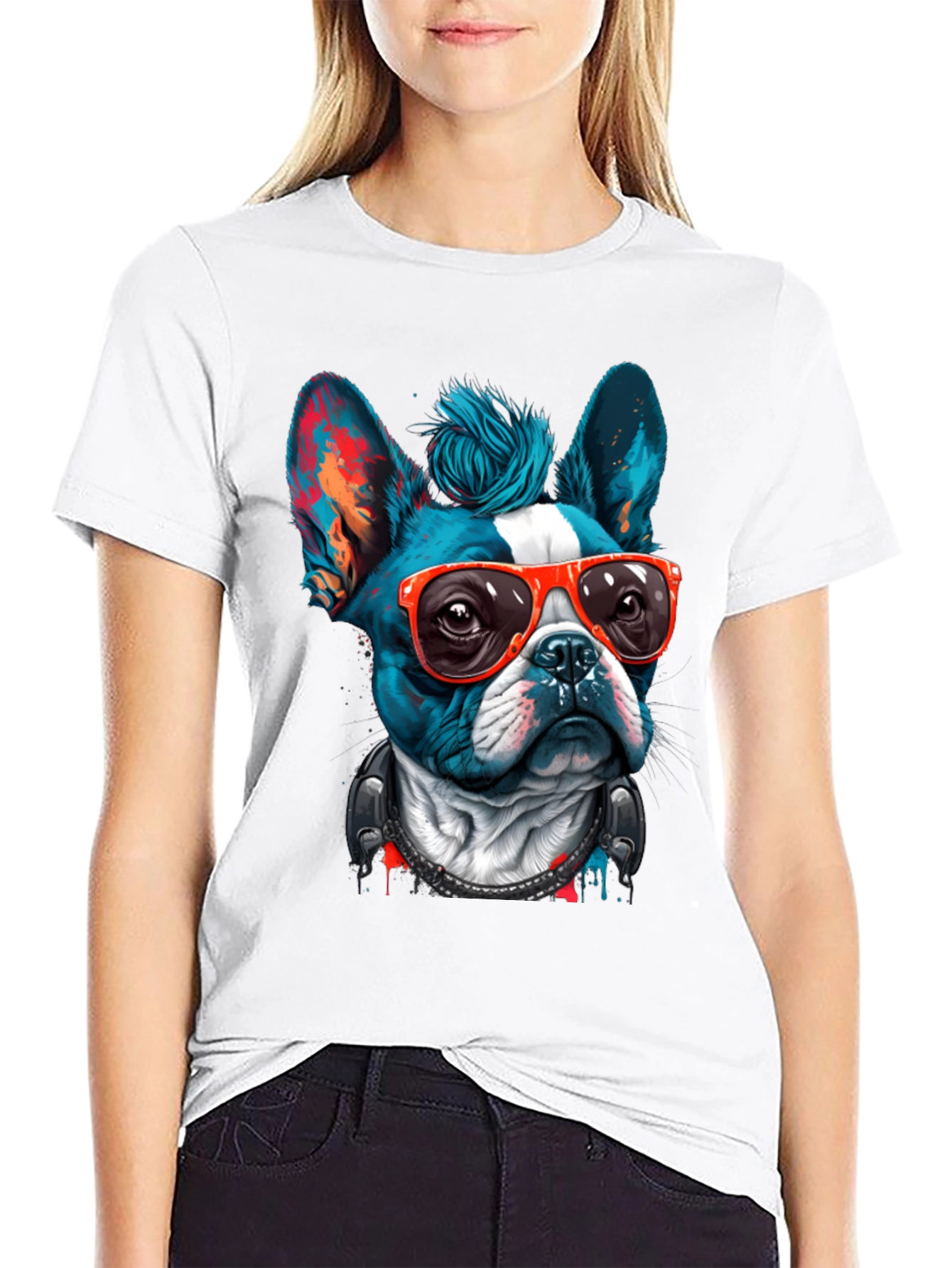 Cool Bulldog Graphic Tee