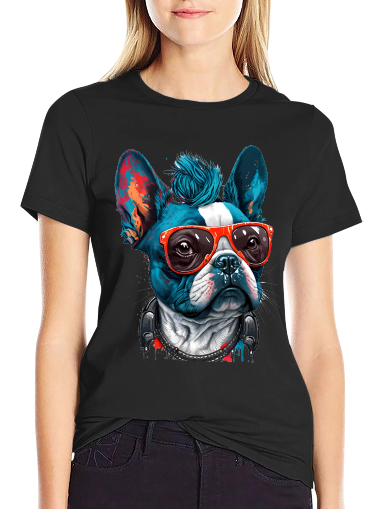 Cool Bulldog Graphic Tee