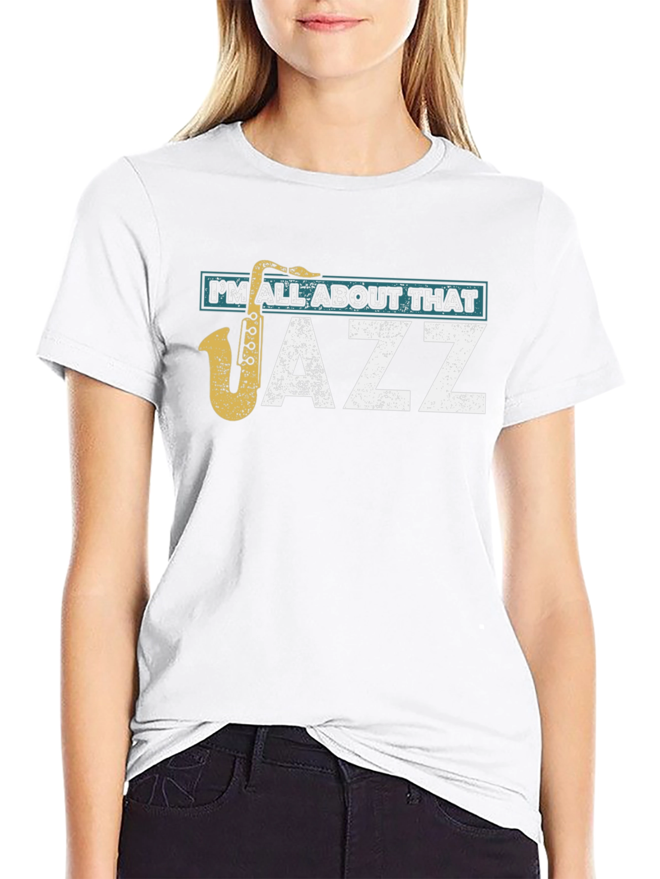 Im All About That Jazz Black T-Shirt