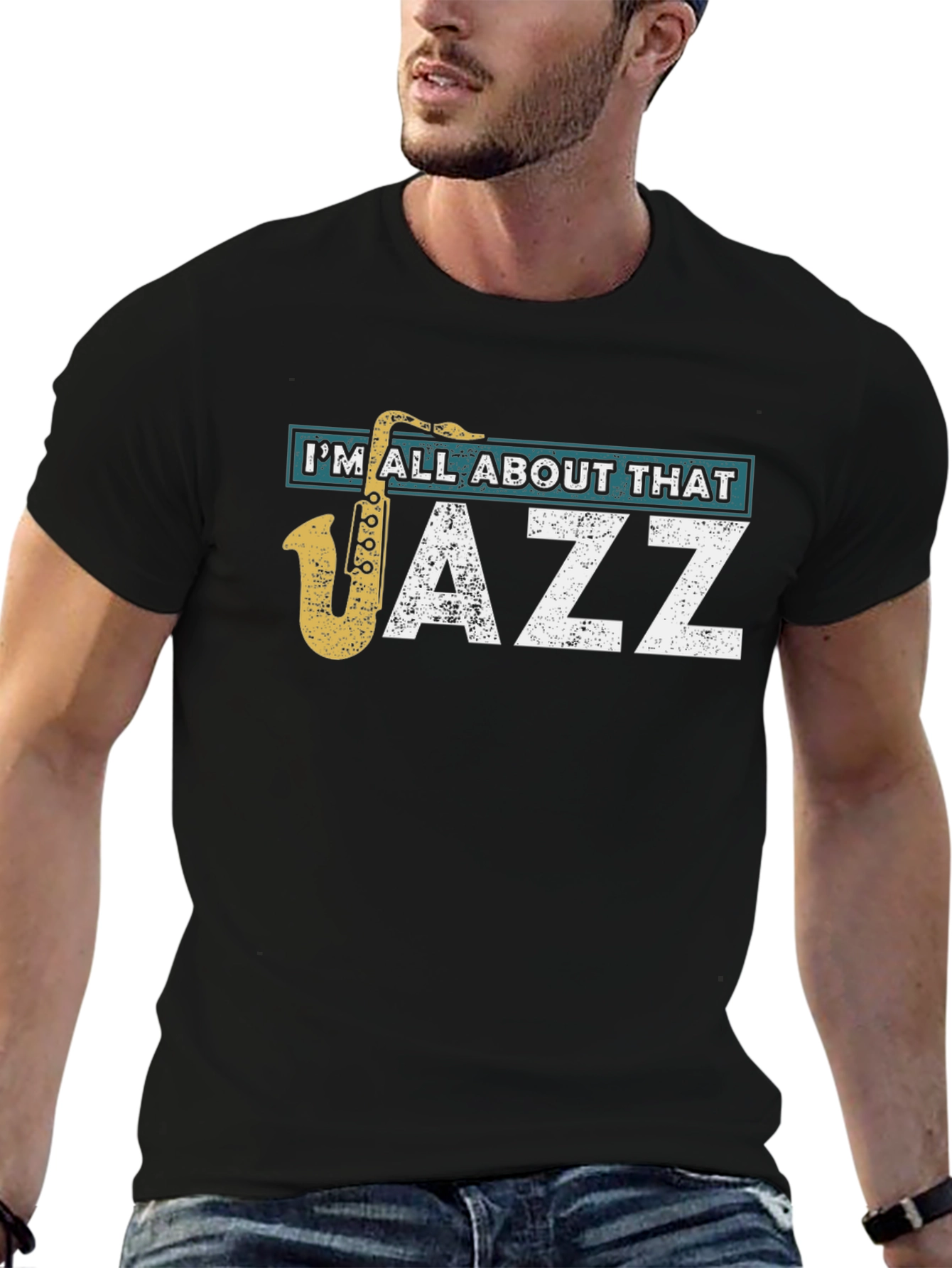 Im All About That Jazz Black T-Shirt