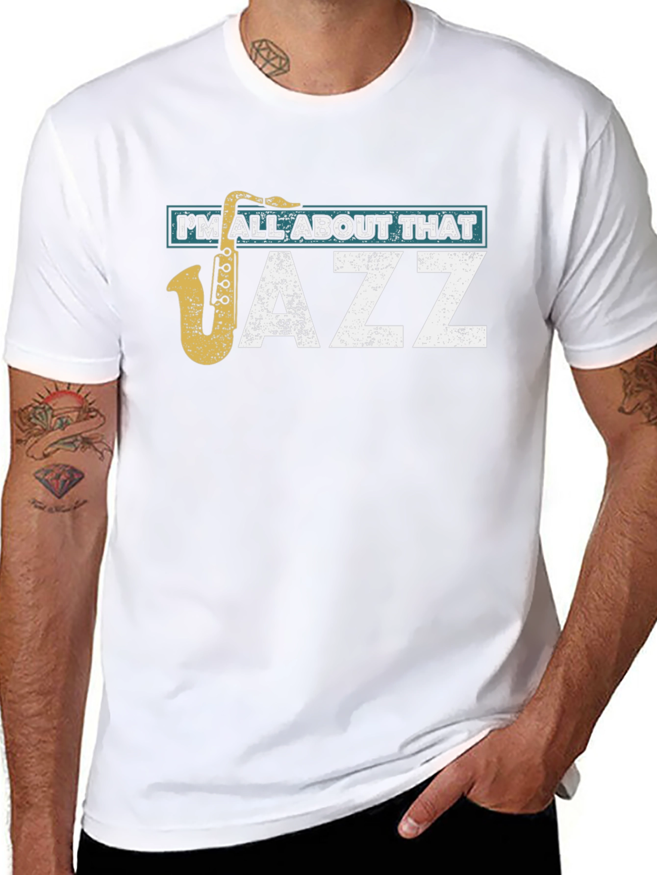 Im All About That Jazz Black T-Shirt