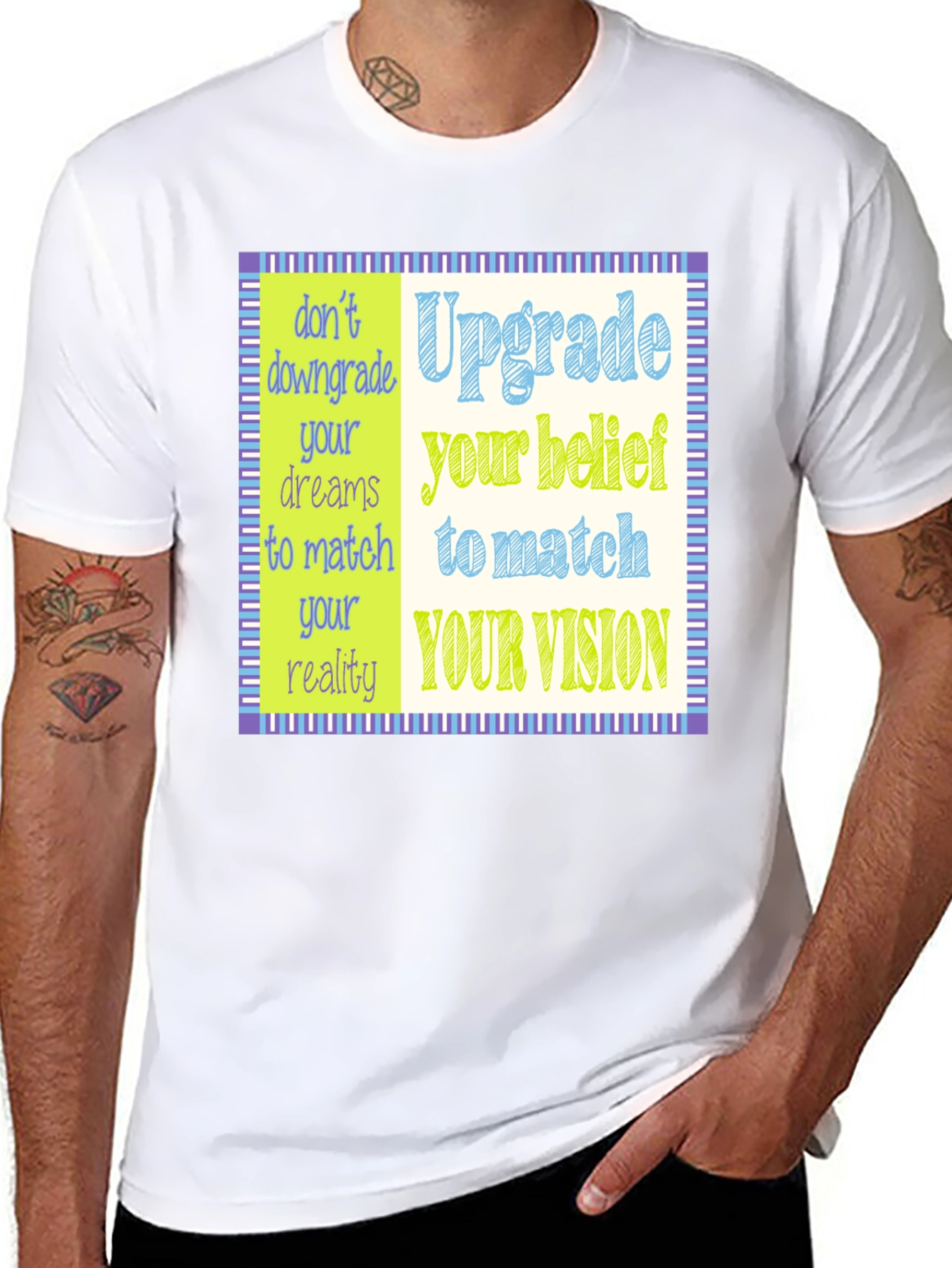 Upgrade Your Vision T-Shirt - Motivational Design