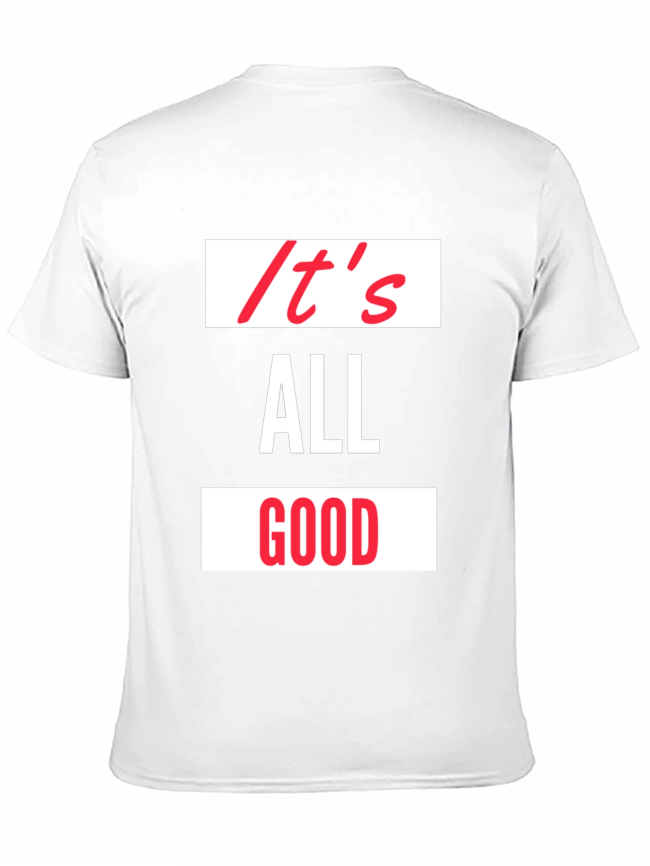 Its All Good Graphic Tee - Black Casual Shirt