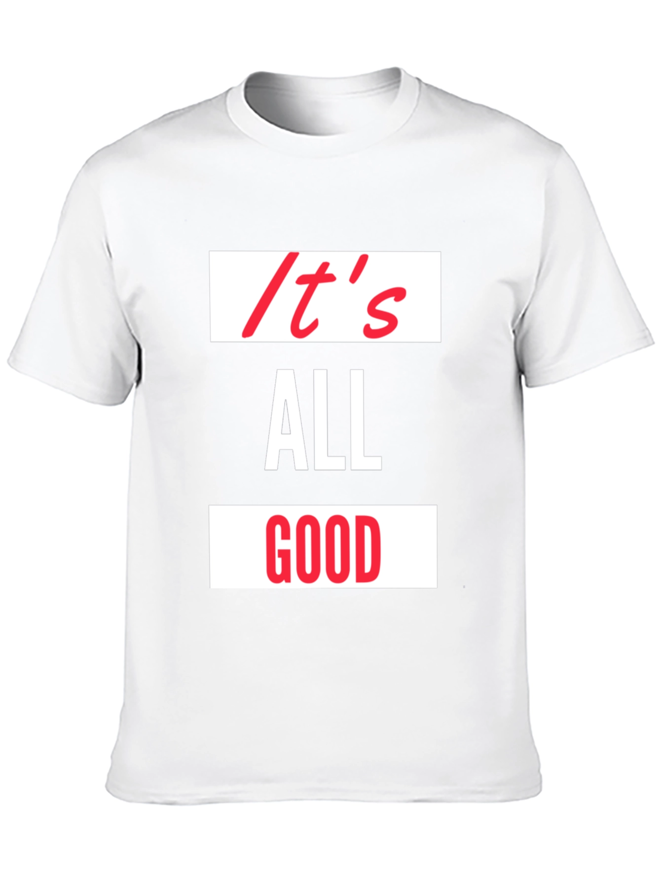 Its All Good Graphic Tee - Black Casual Shirt