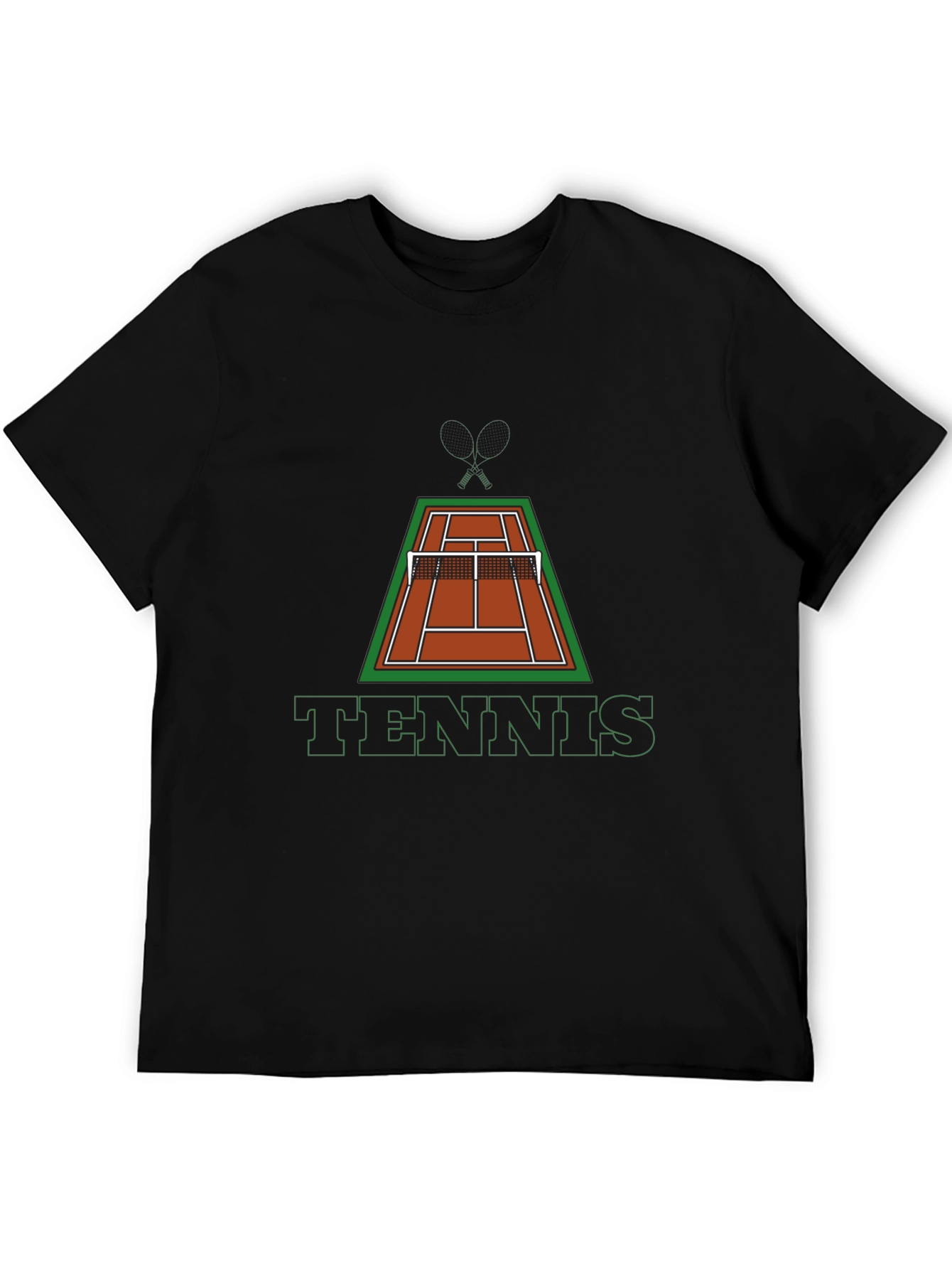 Tennis Court Graphic T-Shirt
