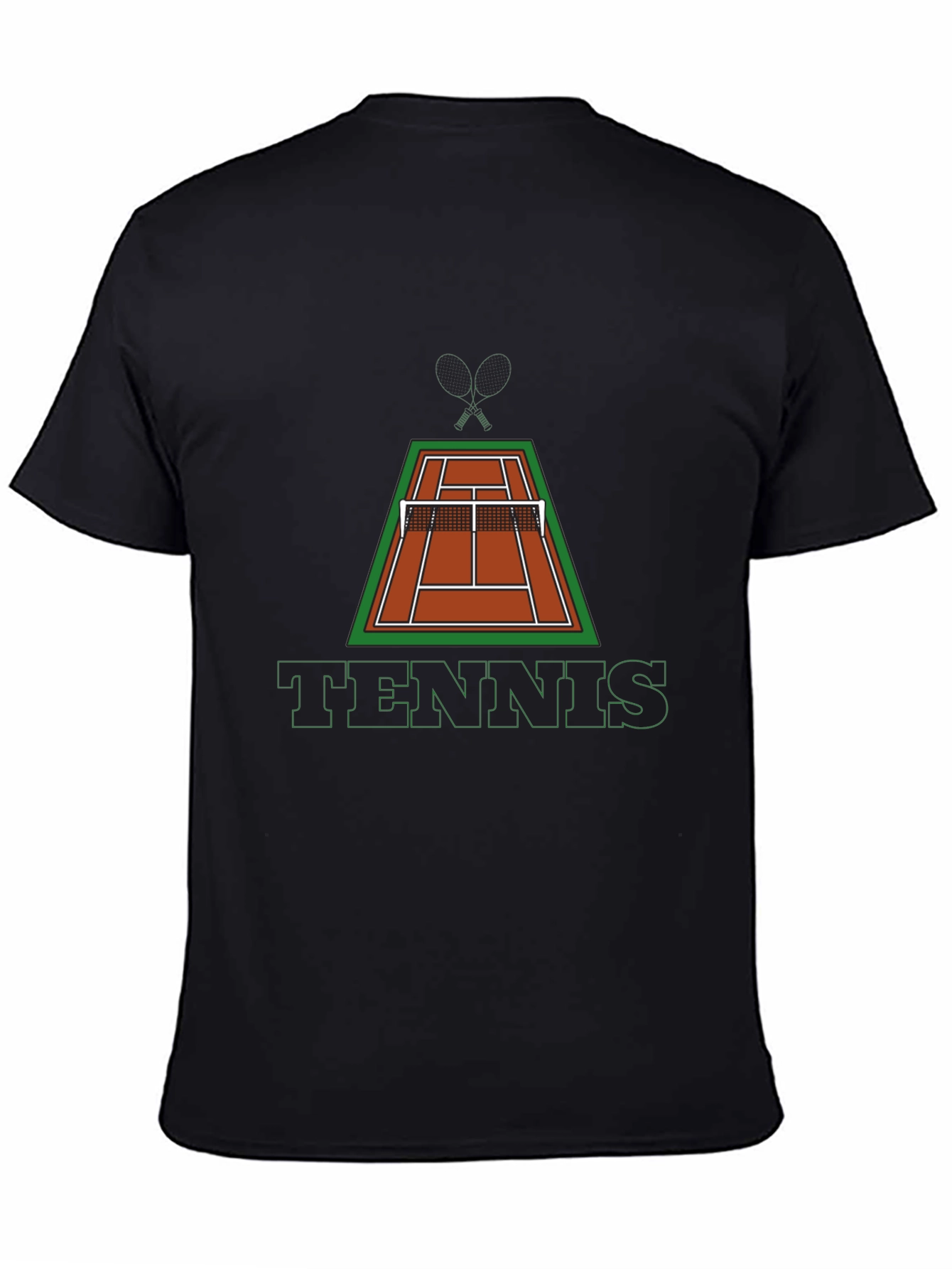 Tennis Court Graphic T-Shirt