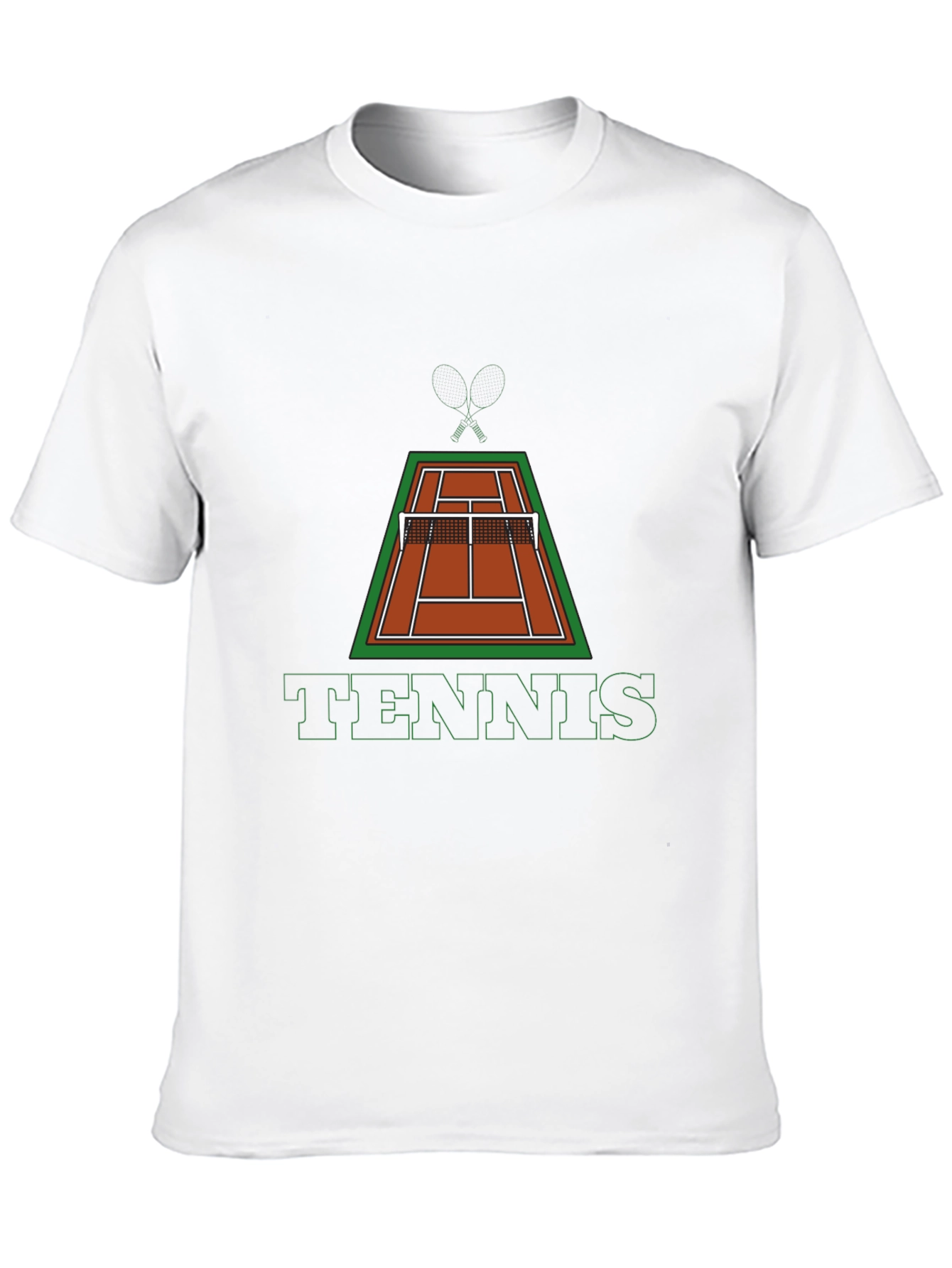 Tennis Court Graphic T-Shirt