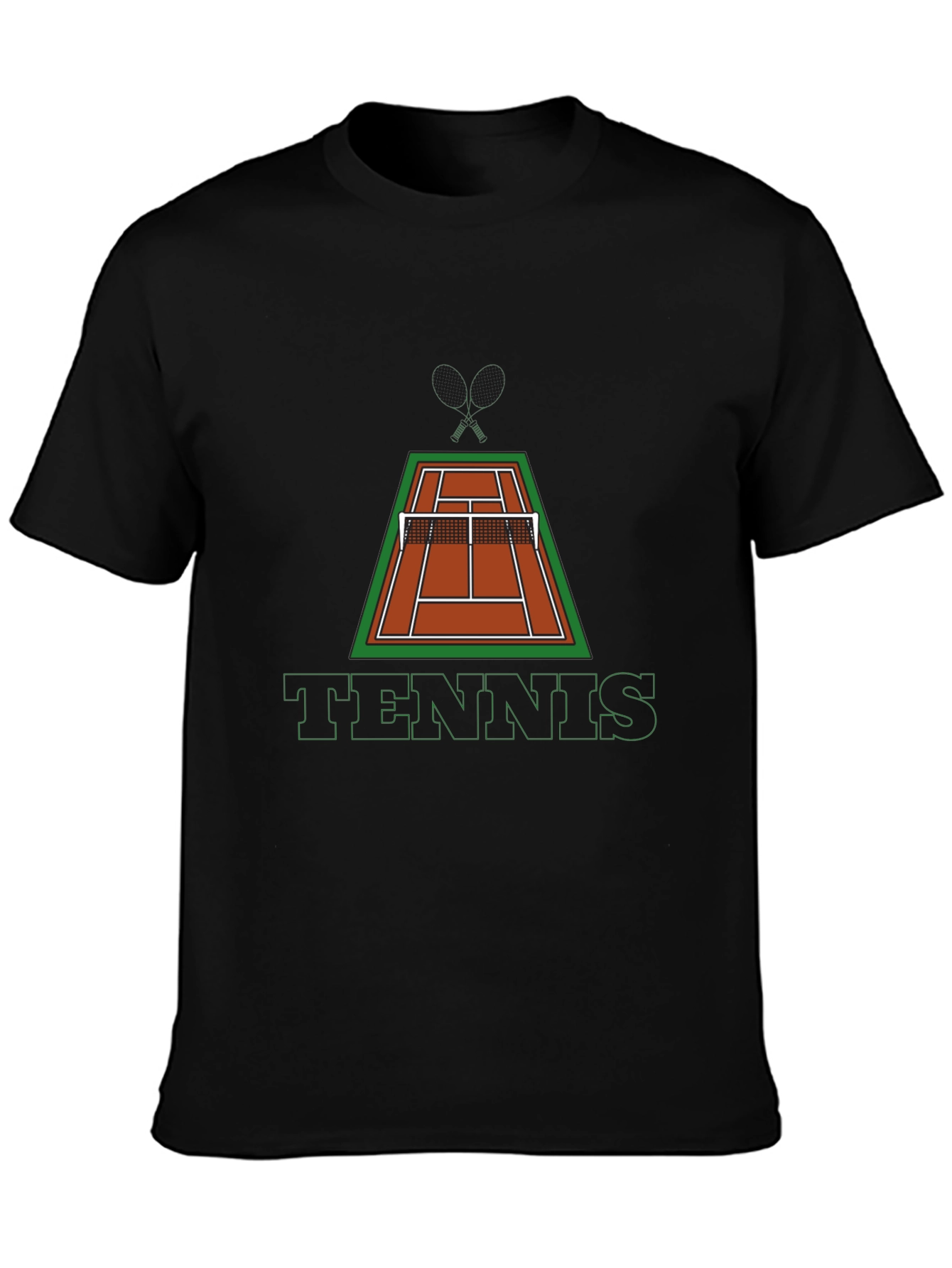 Tennis Court Graphic T-Shirt