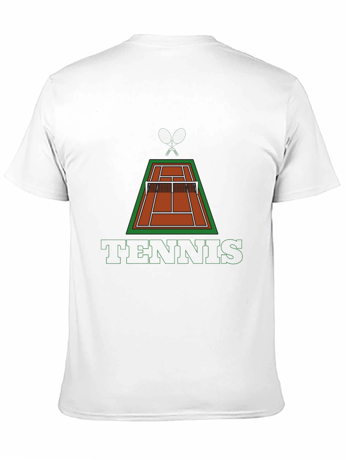Tennis Court Graphic T-Shirt