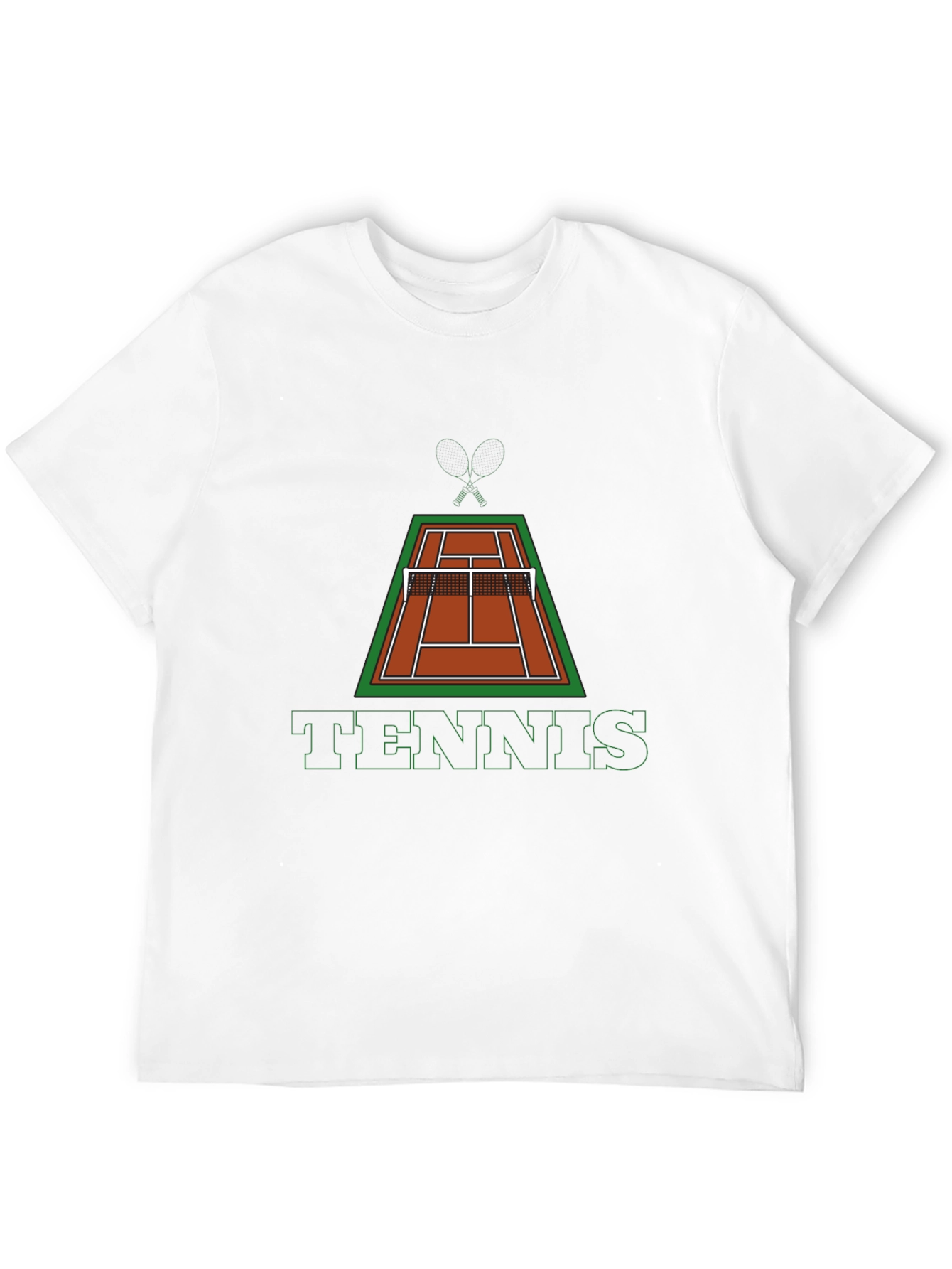 Tennis Court Graphic T-Shirt