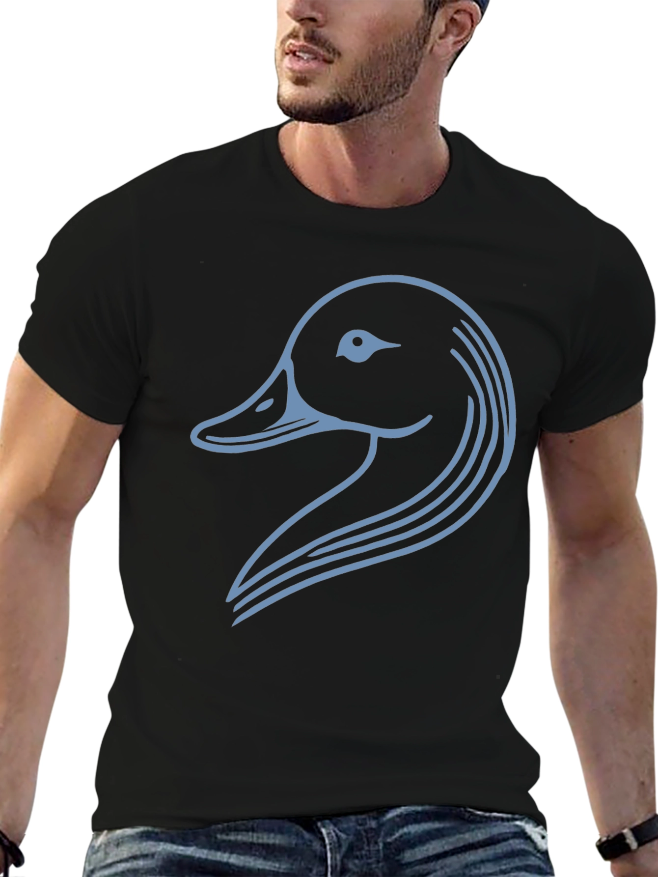 Duck Graphic Tee - Modern Minimalist Design