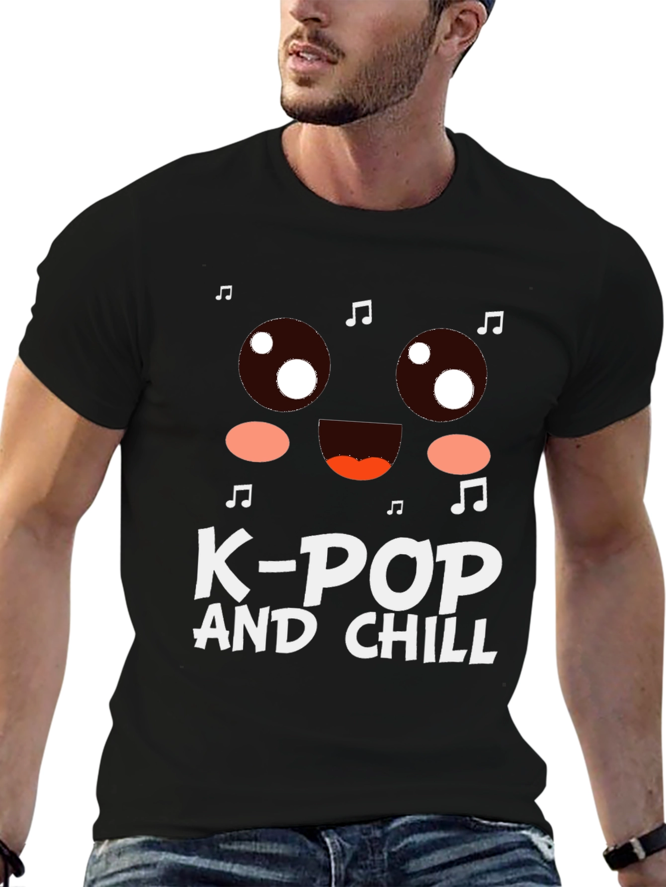 K-Pop and Chill Graphic T-Shirt