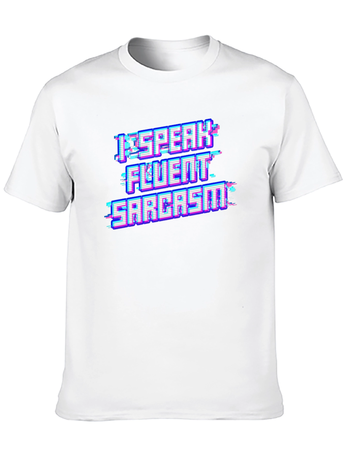 I Speak Fluent Sarcasm Black T-Shirt