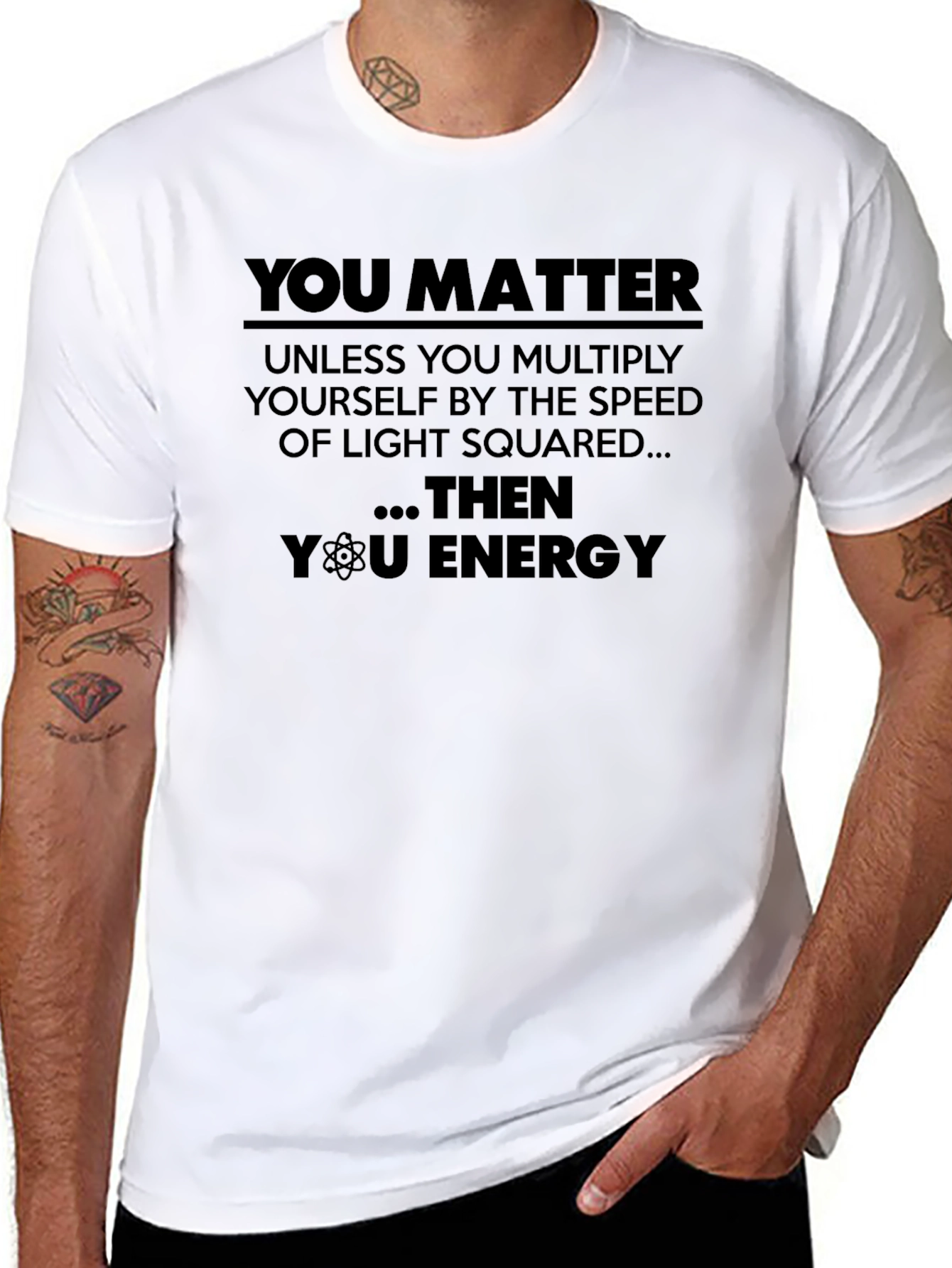 You Matter Science T-Shirt Funny Physics Equation Tee