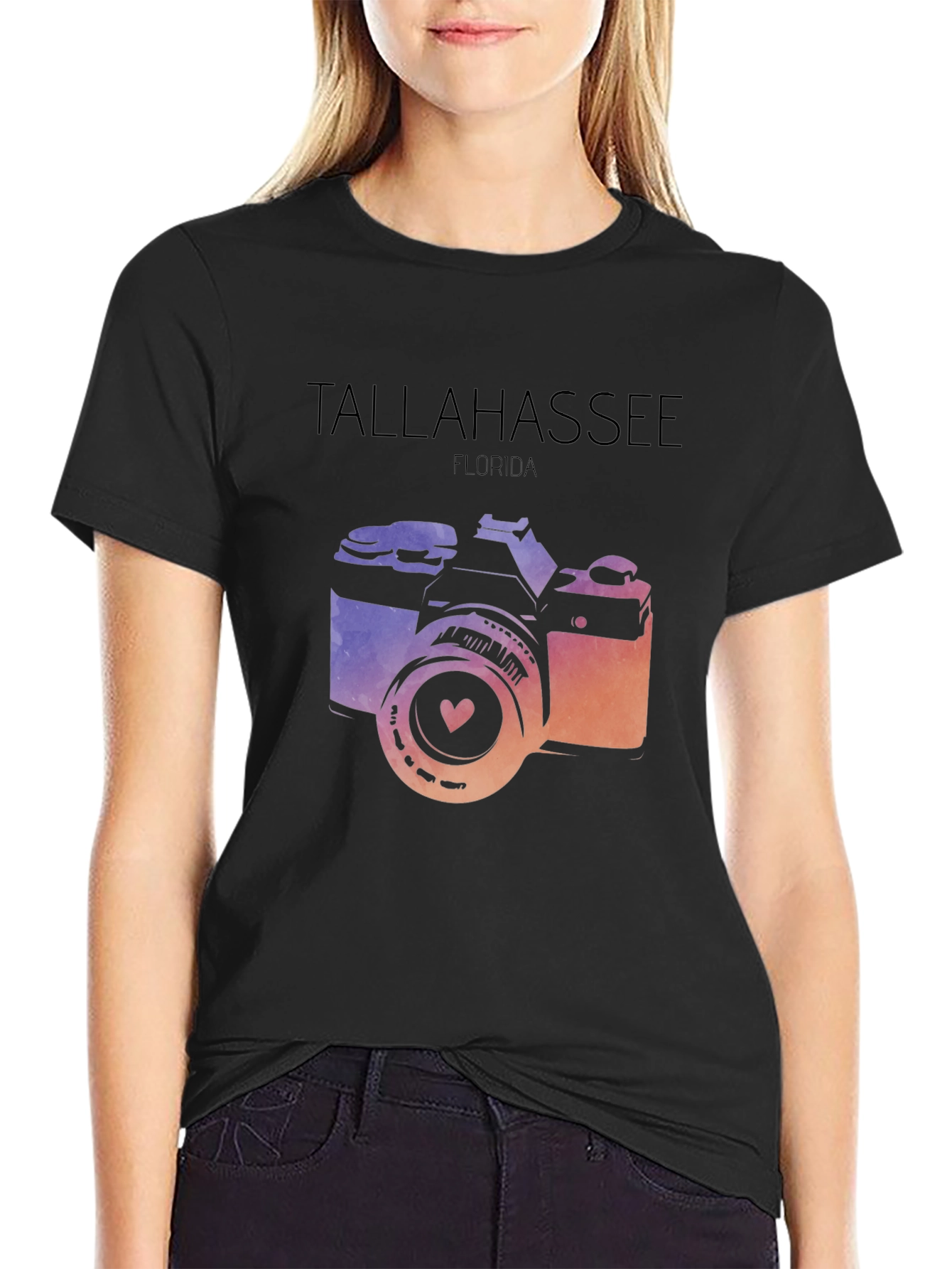 Tallahassee Florida Camera Graphic Tee