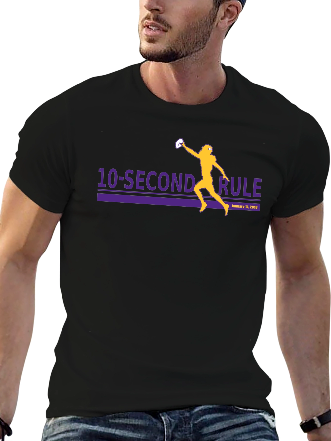 10-Second Rule Football T-Shirt