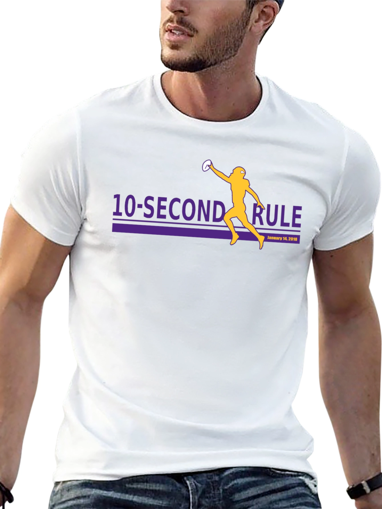 10-Second Rule Football T-Shirt