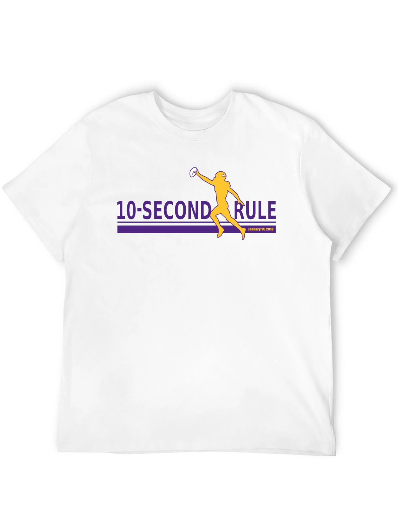 10-Second Rule Football T-Shirt