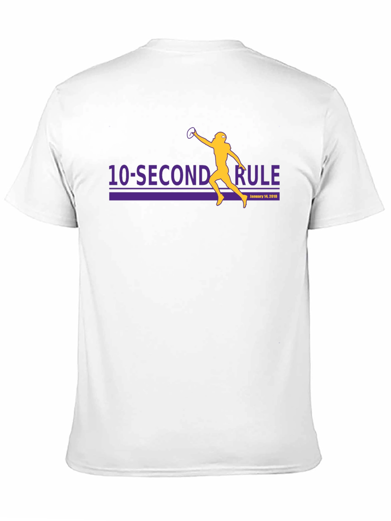 10-Second Rule Football T-Shirt