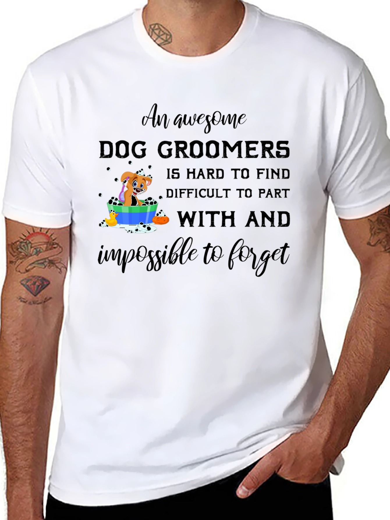 Awesome Dog Groomer T-Shirt